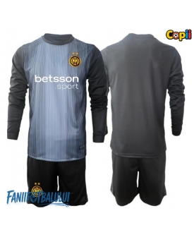 Inter Milan Portarii Echipament de Fotbal Replică 2025-26 Copii Acasa Mâneci Lungi (+ Șorturi)